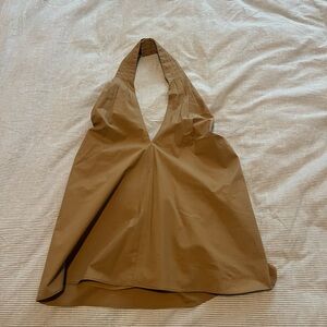 Halter Brown 100% Cotton Banana Republic tank